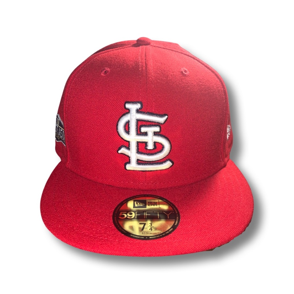 New Era MLB St Louis Cardinals Fitted hat NWT Postseason Side Patch 7 3/4